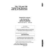 John Deere 732 Sprayer manual cover