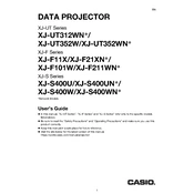 Casio XJ-F11X Projector manual cover