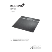 Korona 73550 Scale manual cover