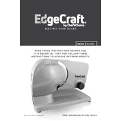 Chef's Choice E615 EdgeCraft Slicer manual cover