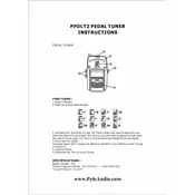 Pyle PPDLT2 Pedal Tuner manual cover