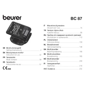 Beurer BC 87 Bluetooth Blood Pressure Monitor manual cover