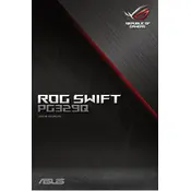 ASUS ROG Swift PG329Q Monitor manual cover