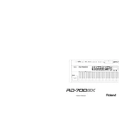 Roland RD700GX manual cover