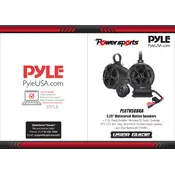 Pyle PLUTV58BKA Speaker manual cover