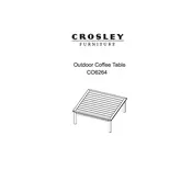 Crosley CO6264 Table manual cover