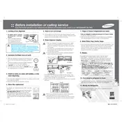 Samsung RH22H8010 Refrigerator manual cover