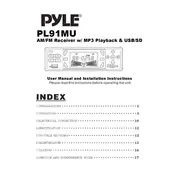 Pyle PL91MU Radio manual cover