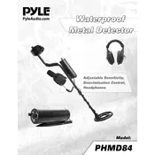 Pyle PHMD84 Metal Detector manual cover