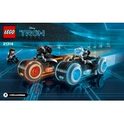 LEGO Tron 21314 Construction Set manual cover