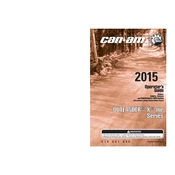 Can-Am Outlander X mr Series 2015 Vehicle manual cover