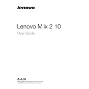 Lenovo IdeaPad Miix 2 10 Tablet manual cover