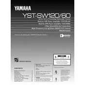 Yamaha YST-SW60 Subwoofer manual cover