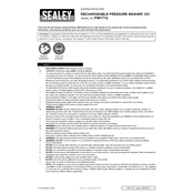 Sealey PW1712 Pressure Washer manual cover