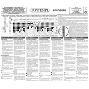 Bontempi 31 3910 Recorder manual cover