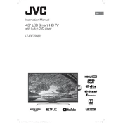 JVC LT-43C795(B) manual cover