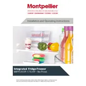 Montpellier MIFF5151F-No Frost Refrigerator manual cover