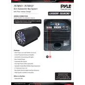 Pyle PLTAB101 Subwoofer manual cover