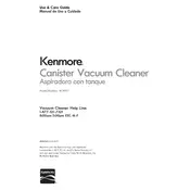 Kenmore BC4026 Vacuum manual cover