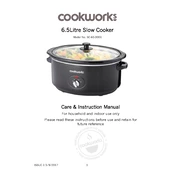 Cookworks 6992679 SC-65-0001 Slow Cooker manual cover