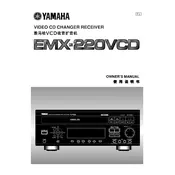 Yamaha EMX-220VCD Receiver manual cover