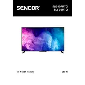 Sencor SLE 40F17TCS Television manual cover