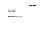 Lenovo S310 Computer manual cover