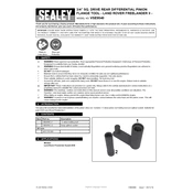 Sealey VSE5180 Flange Tool manual cover