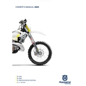 Husqvarna TE 250i 2022 Motorcycle manual cover