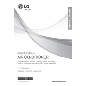 LG LW2413HR LW2413HR.AWYAUSH Air Conditioner manual cover