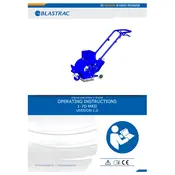 Blastrac 1-7D MKII Blasting Machine manual cover