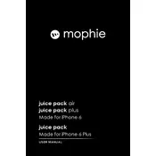 Mophie iPhone 6 Plus Juice Pack Battery Case manual cover