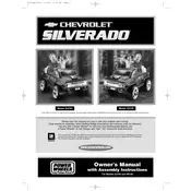 Power Wheels Mattel Street Scene Silverado Bling Chevy G3740 Toy manual cover