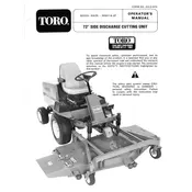 Toro 72-inch 30575 Mower manual cover