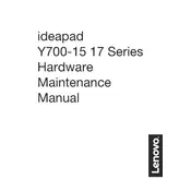 Lenovo IdeaPad Y700-15ACZ Laptop manual cover