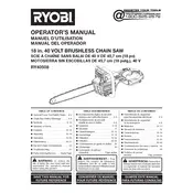 Ryobi RY40508 Chainsaw manual cover