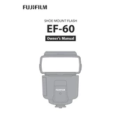 Fujifilm EF-60 Flash manual cover