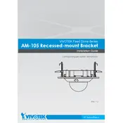 Vivotek AM-105 Recessed Kit manual cover