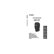 Canon GP-E1 manual cover