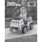 Power Wheels Mattel Toddler Schoolbus M1349 Toy manual cover