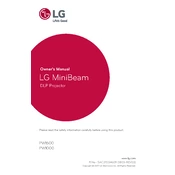 LG PW1500 PW1500.AUS Projector manual cover