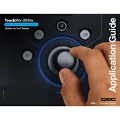 QSC TouchMix-30 Pro For Houses of Worship manual cover