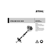 Stihl KM 110 KM 130 manual cover