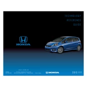 Honda Fit 2013 Technology manual cover