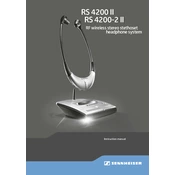 Sennheiser RS 4200 II manual cover