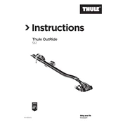 Thule OutRide 561 manual cover