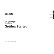 Denon DA-300USB manual cover