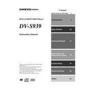 Onkyo DV S939 manual cover