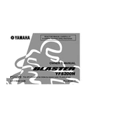 Yamaha YFS200N Blaster 2001 manual cover