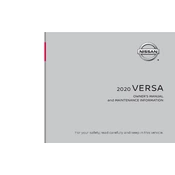 Nissan Versa Sedan 2020 manual cover